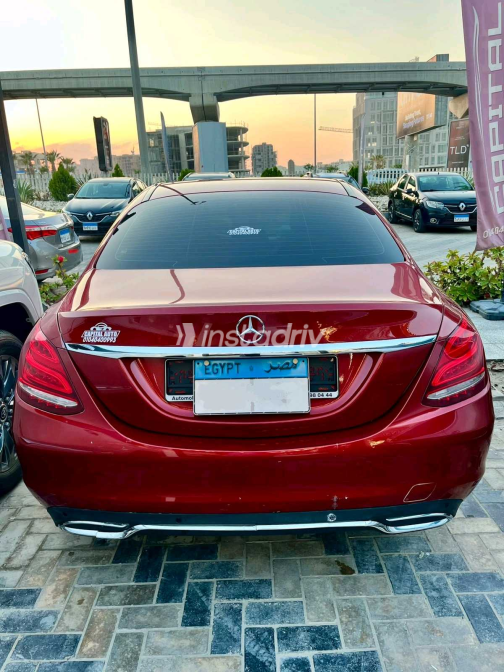 Mercedes C 180 2018 Red Automatic Used for Sale in Giza - 7
