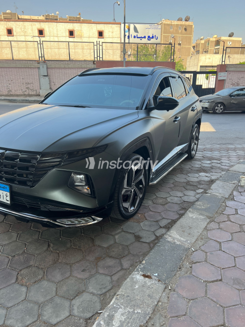 Hyundai Tucson 2021 Gray Automatic Used for Sale in Gharbia - 7