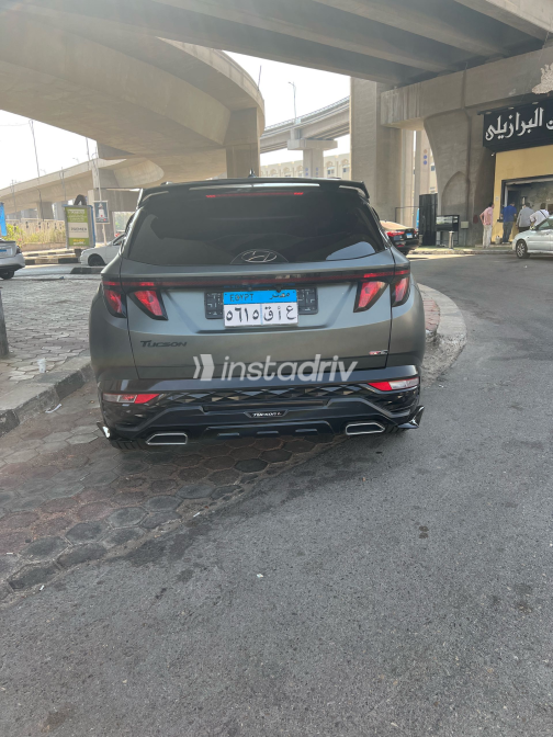 Hyundai Tucson 2021 Gray Automatic Used for Sale in Gharbia - 9