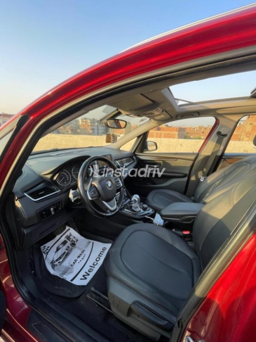 بي ام دبليو 218 i 2015 أحمر أوتوماتيك مستعملة للبيع في شبرا - 4