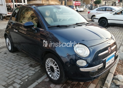 فيات 500 2010 أبيض أوتوماتيك مستعملة للبيع في الجيزة - 2