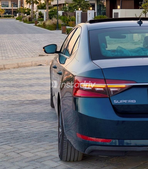 سكودا سوبيرب 2021 أزرق أوتوماتيك مستعملة للبيع في مدينة نصر - 3