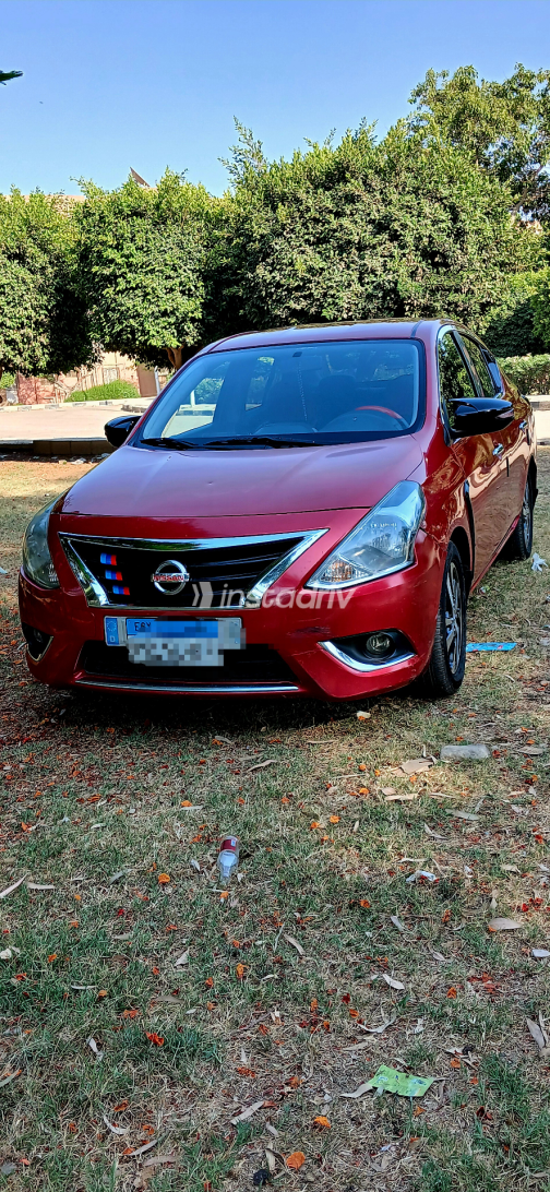 Nissan Sunny 2023 Red Automatic Used for Sale in Helwan - 2