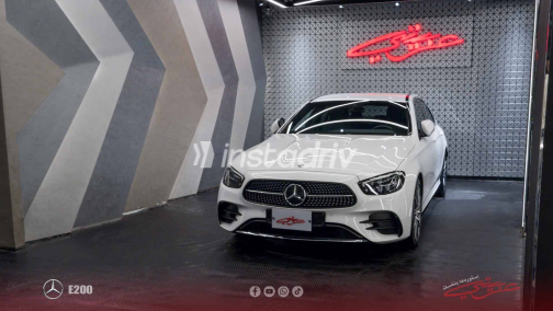 مرسيدس E 200 2021 أبيض أوتوماتيك مستعملة للبيع في القاهرة - 9