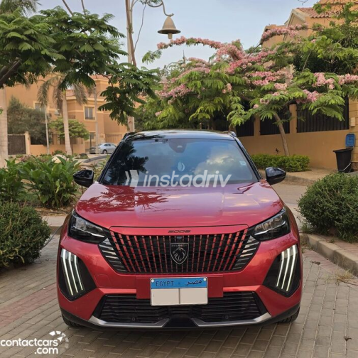 Peugeot 2008 2024 Red Automatic Used for Sale in Cairo - 2