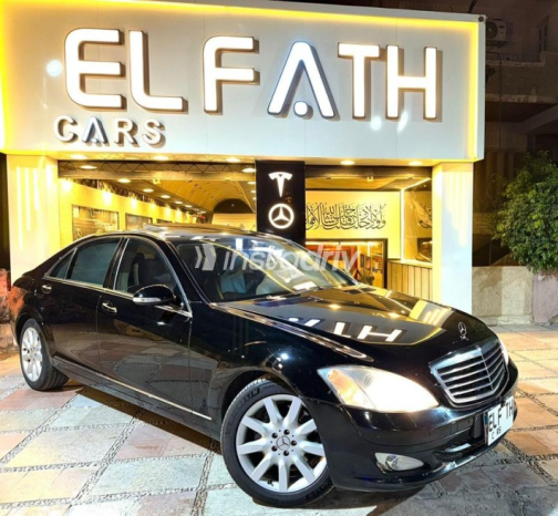 مرسيدس S 350 2006 أسود أوتوماتيك مستعملة للبيع في مصر الجديدة - 6
