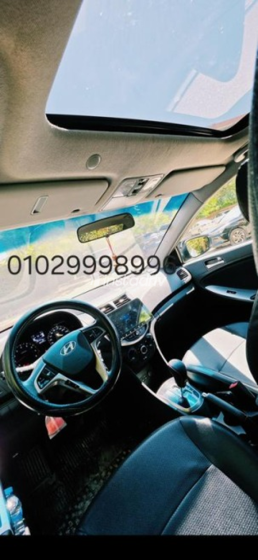Hyundai Accent RB 2025 White Automatic Used for Sale in Greater Cairo ( Cairo + Giza) - 2