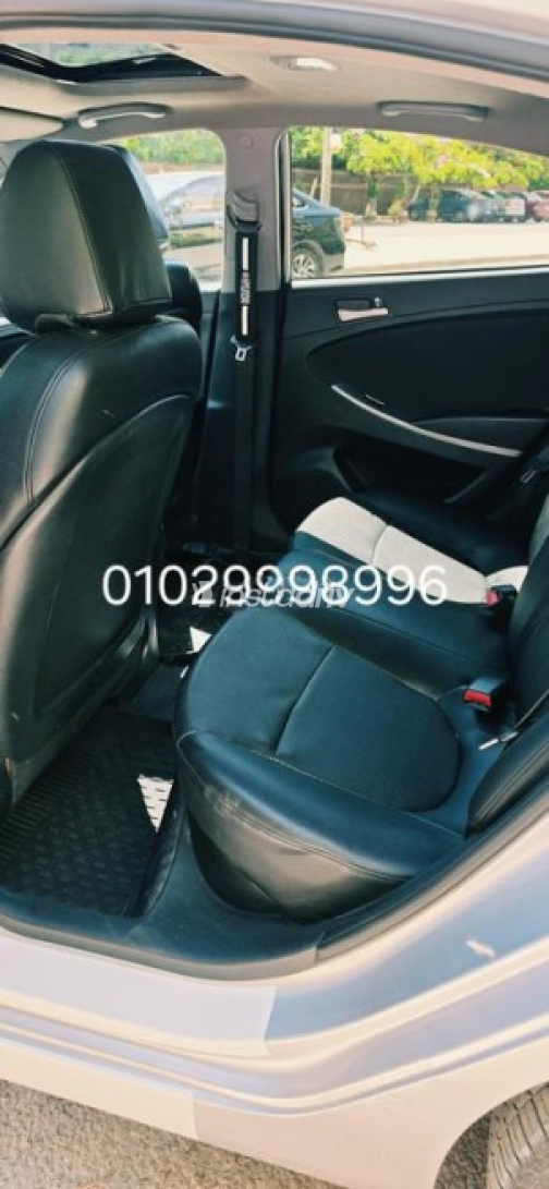 Hyundai Accent RB 2025 White Automatic Used for Sale in Greater Cairo ( Cairo + Giza) - 3