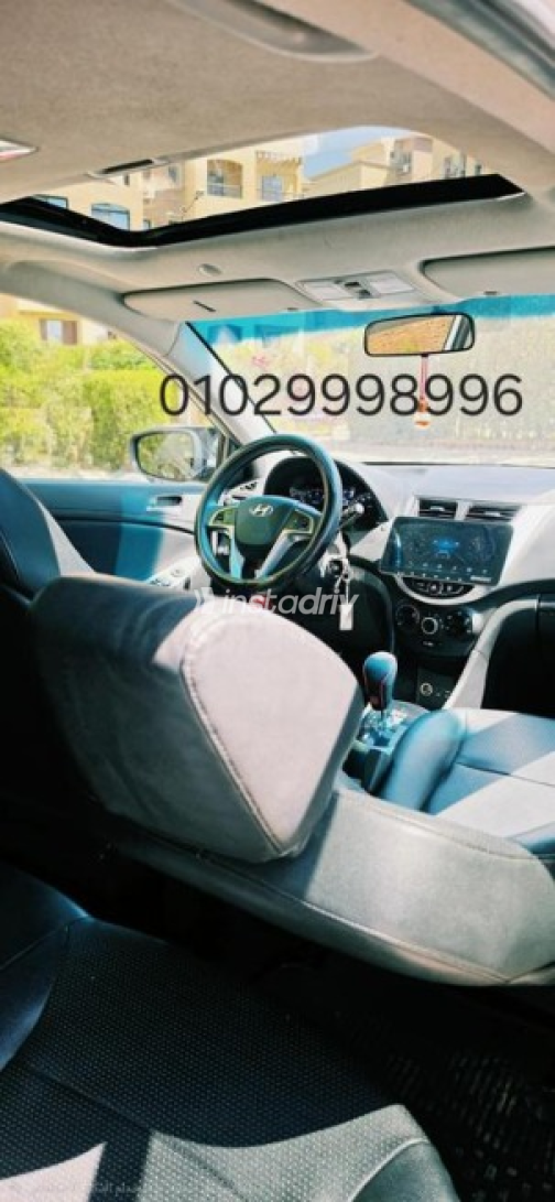 Hyundai Accent RB 2025 White Automatic Used for Sale in Greater Cairo ( Cairo + Giza) - 4