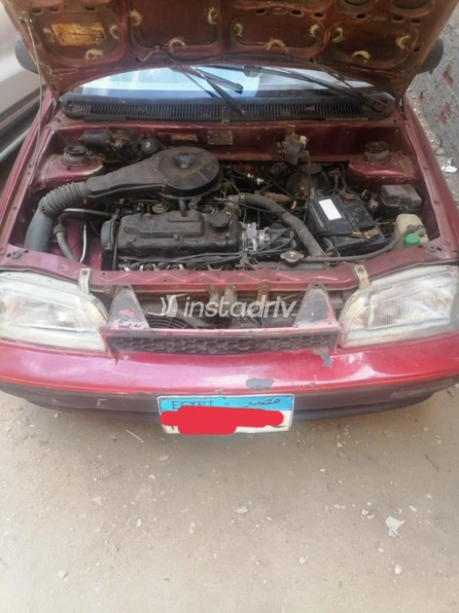 Suzuki Swift 1993 Red Manual Used for Sale in Damietta - 3
