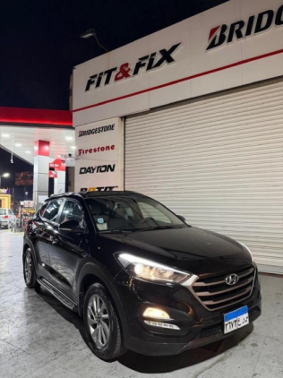 هيونداي توسان 2019 أسود أوتوماتيك مستعملة للبيع في الإسكندرية