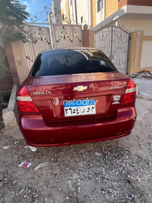 Chevrolet Aveo 2012 Dark Red Manual Used for Sale in Sadat City - 2