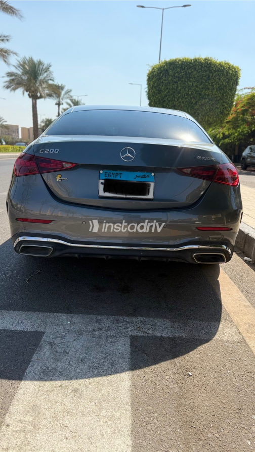 Mercedes C 200 2022 Gray Automatic Used for Sale in Cairo - 2