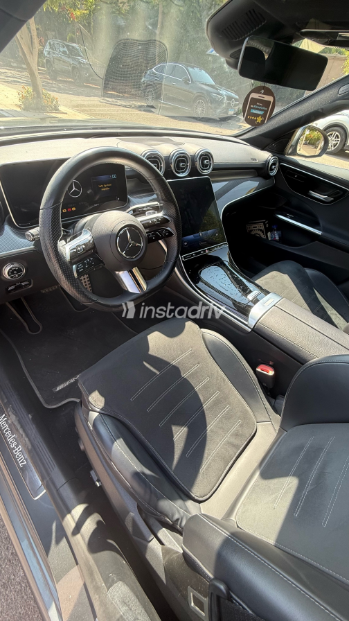 Mercedes C 200 2022 Gray Automatic Used for Sale in Cairo - 6
