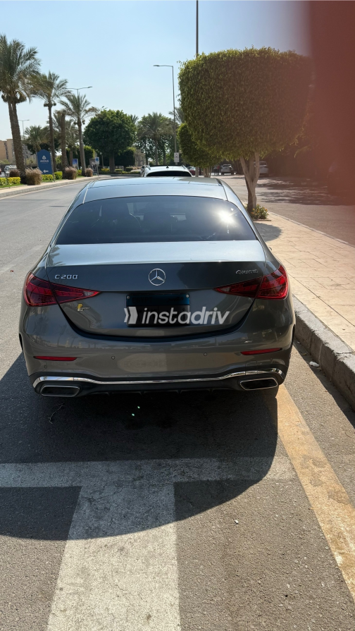 Mercedes C 200 2022 Gray Automatic Used for Sale in Cairo - 8