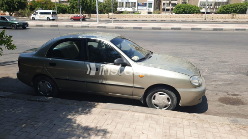 دايو لانوس 1999 فضي يدوي مستعملة للبيع في عين شمس - 3