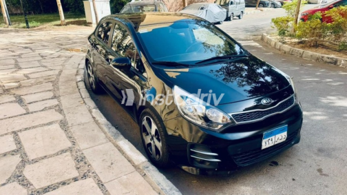 Kia Rio 2016 Black Automatic Used for Sale in Greater Cairo ( Cairo + Giza) - 1