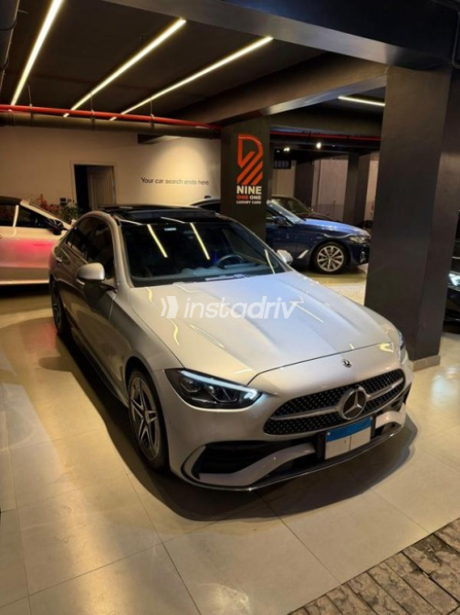 Mercedes C 180 2023 Silver Automatic Used for Sale in Cairo - 1