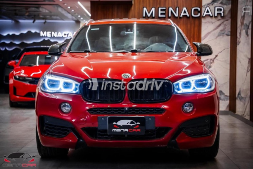 بي ام دبليو X6 M 2018 أحمر أوتوماتيك مستعملة للبيع في القاهرة - 1