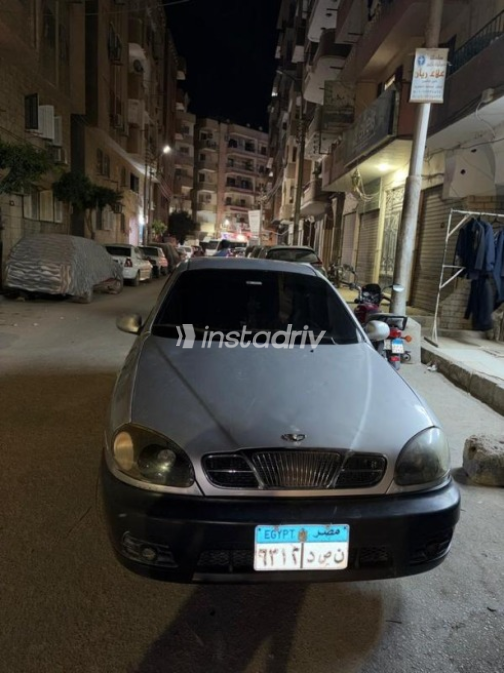 دايو لانوس 2008 فضي يدوي مستعملة للبيع في المنيا‎ - 7