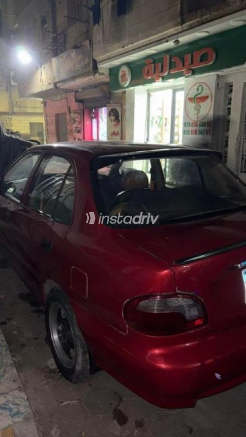 Hyundai Accent RB 2000 Red Manual Used for Sale in Bilbeis - 2