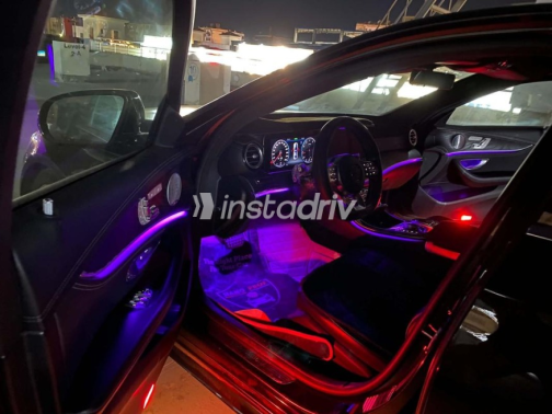 مرسيدس E 350 2019 أسود أوتوماتيك مستعملة للبيع في بورسعيد - 7