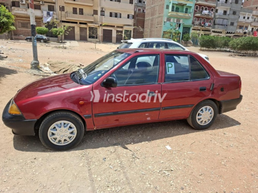 Suzuki Swift 1993 Dark Red Manual Used for Sale in Sharqia - 5