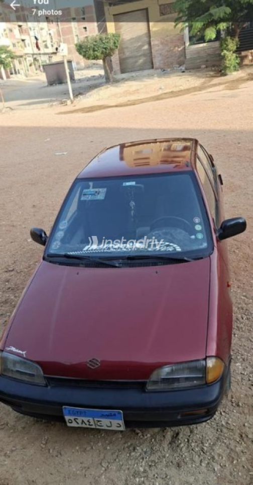 Suzuki Swift 1993 Dark Red Manual Used for Sale in Sharqia - 10