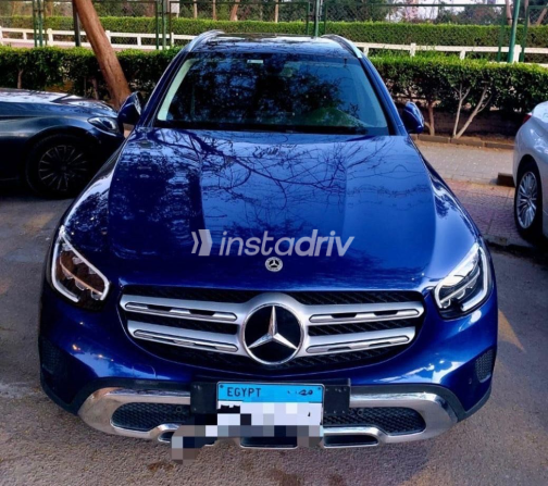 Mercedes GLC 200 2021 Blue Automatic Used for Sale in Alexandria - 4