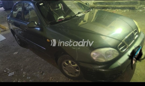 دايو لانوس 2 2002 رمادي يدوي مستعملة للبيع في الجيزة - 1