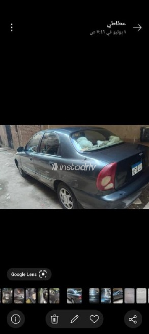 دايو لانوس 2 2002 رمادي يدوي مستعملة للبيع في الجيزة - 4