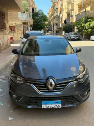 رينو ميجان 2020 رمادي أوتوماتيك مستعملة للبيع في طنطا