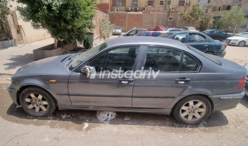 بي ام دبليو 318 2002 رمادي أوتوماتيك مستعملة للبيع في المقطم - 2