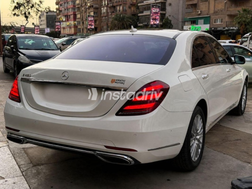 مرسيدس S 450 2019 أبيض أوتوماتيك مستعملة للبيع في مدينة نصر - 3