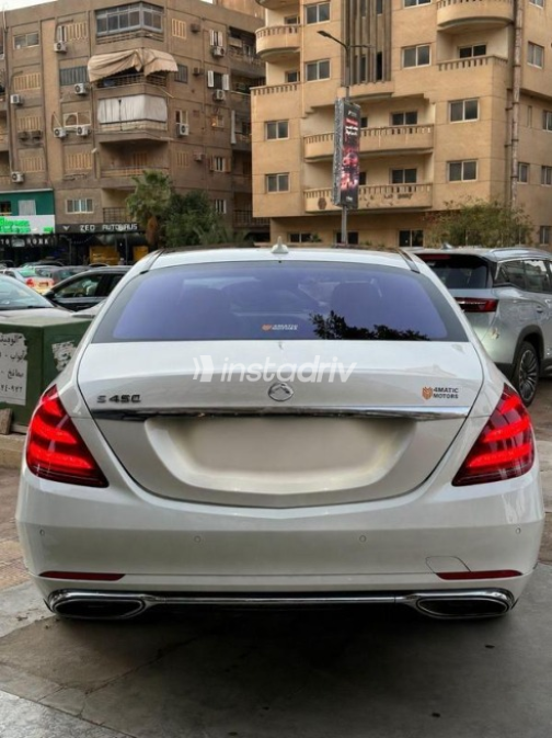 مرسيدس S 450 2019 أبيض أوتوماتيك مستعملة للبيع في مدينة نصر - 4