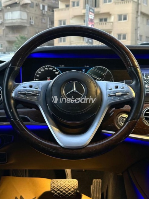 مرسيدس S 450 2019 أبيض أوتوماتيك مستعملة للبيع في مدينة نصر - 9