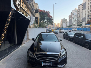 مرسيدس C 180 2015 أسود أوتوماتيك مستعملة للبيع في الإسكندرية