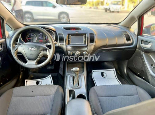 Kia Cerato 2014 Dark Red Automatic Used for Sale in Nasr city - 6