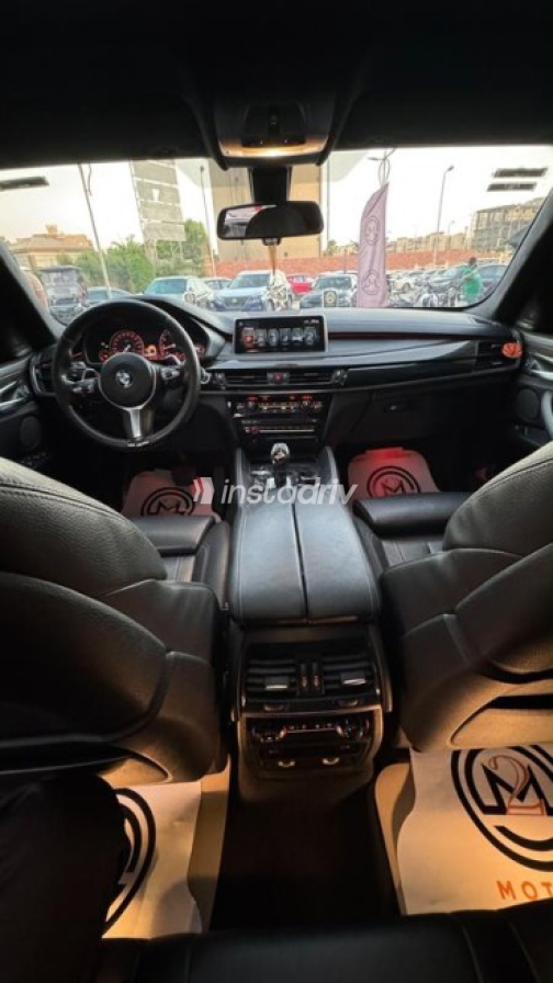 بي ام دبليو X6 2018 أسود أوتوماتيك مستعملة للبيع في القاهرة - 5