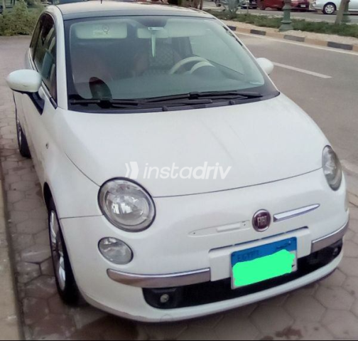فيات 500 2015 أبيض أوتوماتيك مستعملة للبيع في القاهرة - 6
