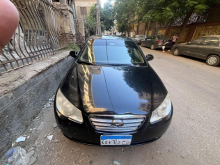 هيونداي إلنترا اتش دى 2008 أسود أوتوماتيك مستعملة للبيع في المنيا‎