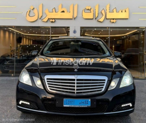 مرسيدس E 350 2009 أسود أوتوماتيك مستعملة للبيع في مدينة نصر - 1