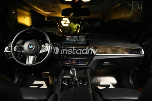BMW 530 2019 Black Automatic Used for Sale in Heliopolis - 3