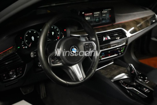 BMW 530 2019 Black Automatic Used for Sale in Heliopolis - 6