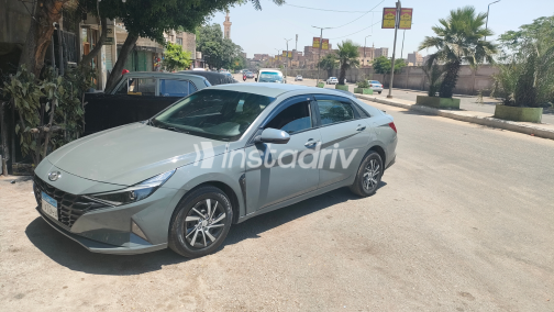 هيونداي إلنترا سى ان 7 2021 رمادي أوتوماتيك مستعملة للبيع في القاهرة - 2