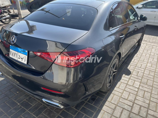 مرسيدس C 200 AMG 2022 رمادي غامق أوتوماتيك مستعملة للبيع في القاهرة - 8