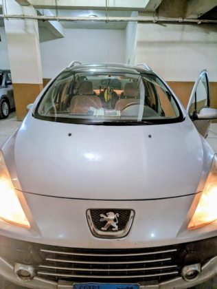 بيجو 207 SW 2008 فضي أوتوماتيك مستعملة للبيع في المعادى