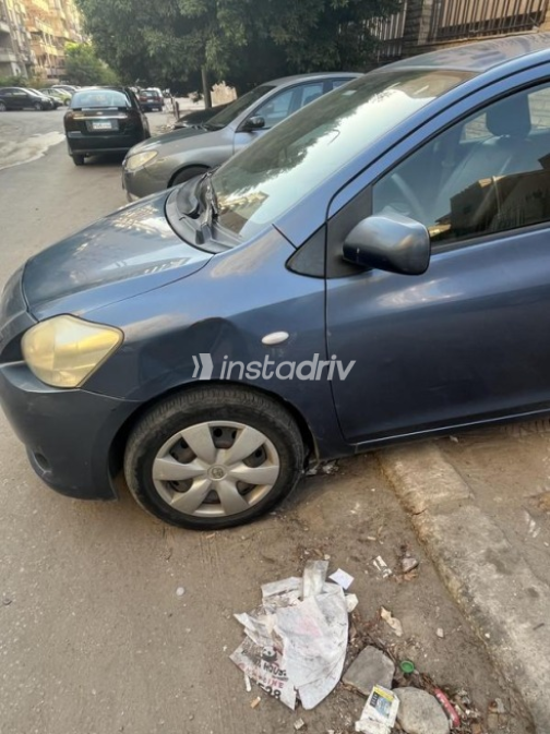 Toyota Yaris 2008 Blue Manual Used for Sale in Nasr city - 3