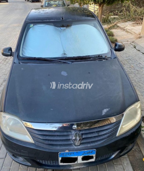 Renault Logan 2010 Black Manual Used for Sale in 6 October - 2