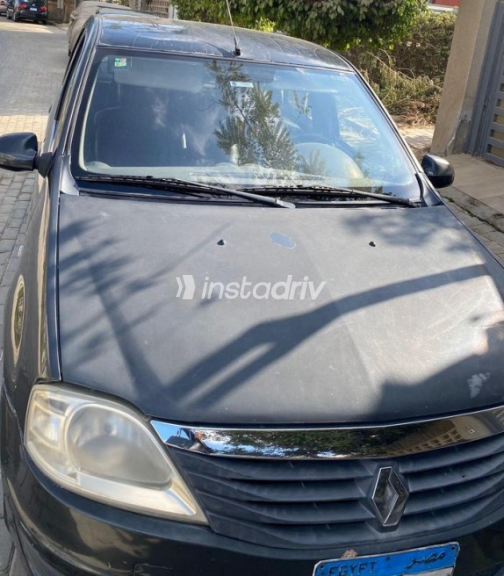 Renault Logan 2010 Black Manual Used for Sale in 6 October - 6